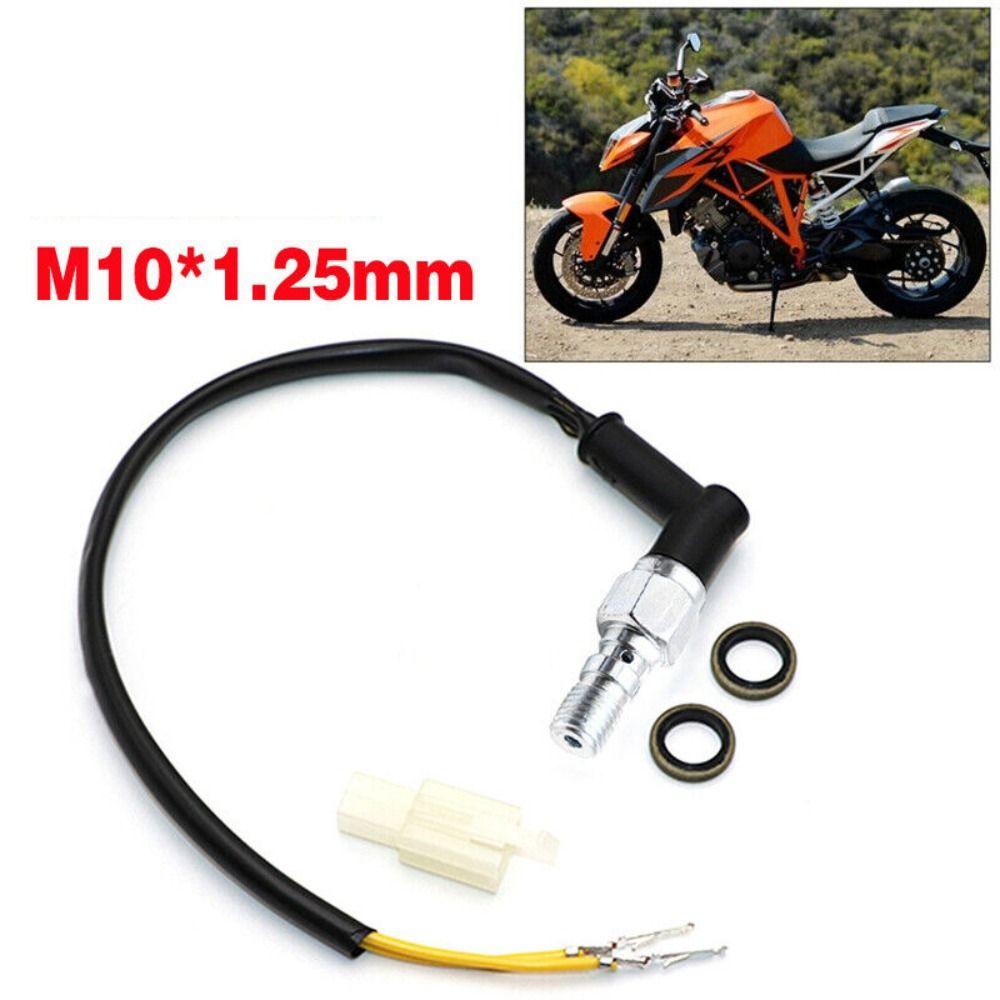 Spínač hydraulické brzdy M10 X 1,25 mm Spínač zadního hydraulického koncového světla Brzdový systém Tlaková brzdová hadice Brzda Motocyklové příslušenství