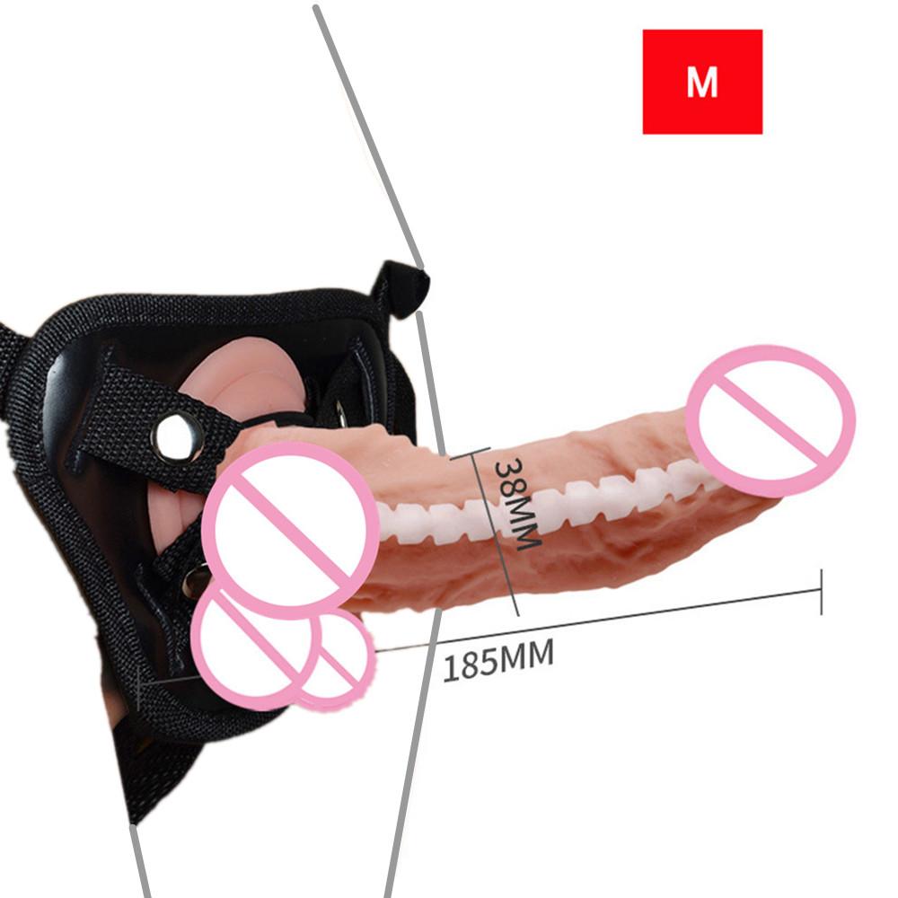 Wearable Strapon Dildo Panties G Spot Stimulator Adult Games Strap On Penis Pants Erotic Anal Sex Toys for Women Men Lesbian Gay