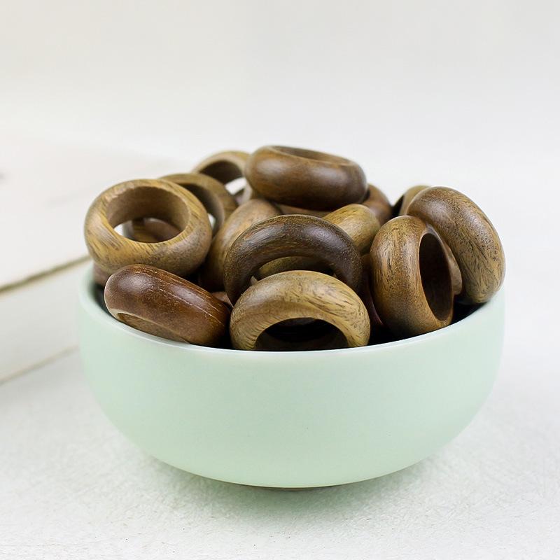 Argentina Green Sandalwood Prayer Beads Ring - Wenwan DIY Hand Twisting Accessories