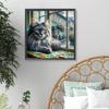 Animal Series 5D DIY Diamond Art Painting Kits for Gift Home Wall Decor Round Full Drill Dimond Art Paintings 15.75 X15.75 in