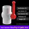 PVC Ball Valve Switch for Water Pipes (Sizes: 20-110mm)