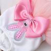 Rabbit Pattern Easter Dog Puffy Skirt Soft Dogs Mesh Fluffy Skirt Pet Princess Dress  Easter Sunday