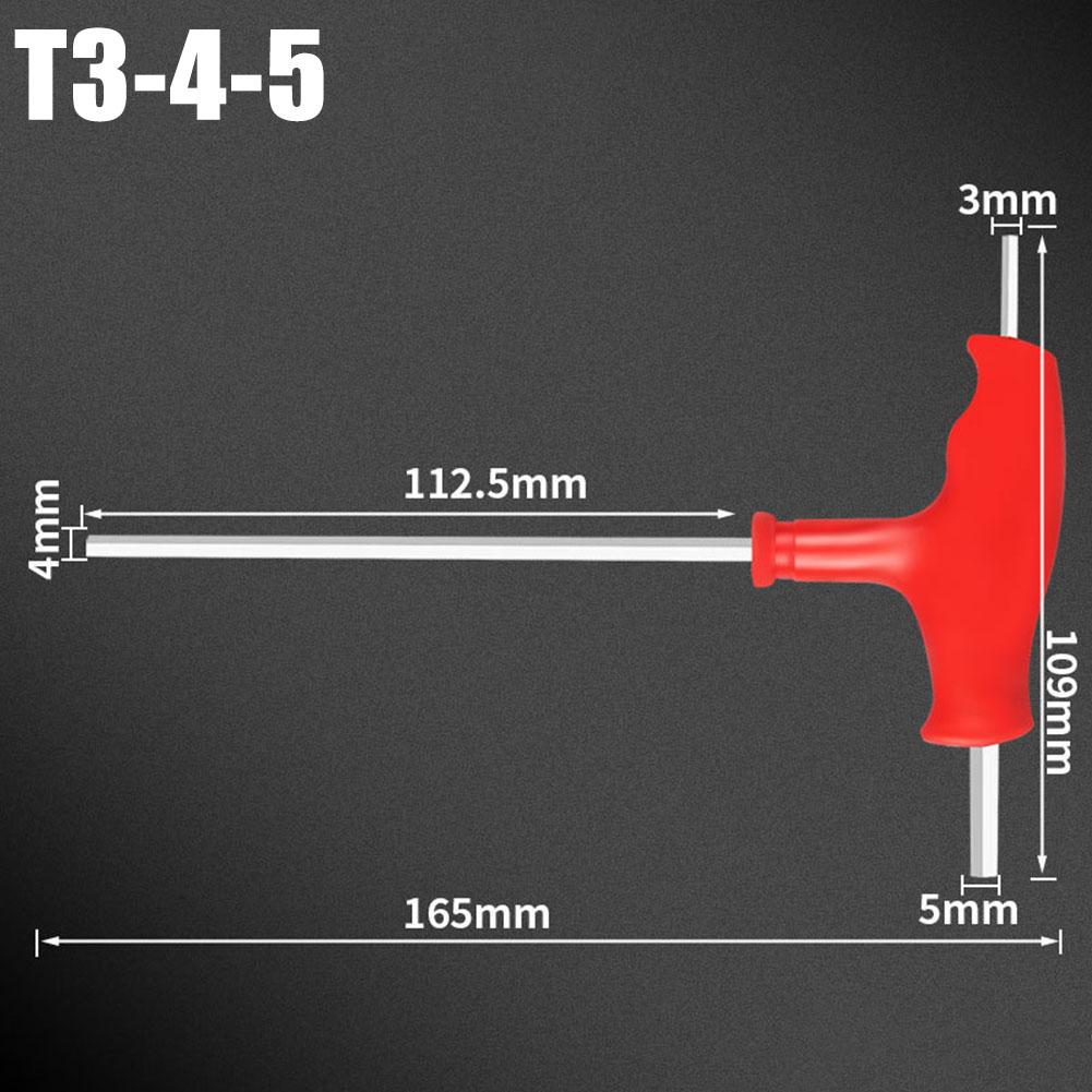 

T-образный гаечный ключ, пластиковая ручка, шестигранный гаечный ключ с головкой сливы, ремонтный инструмент, удлинитель торцевого гаечного ключа, ручной инструмент