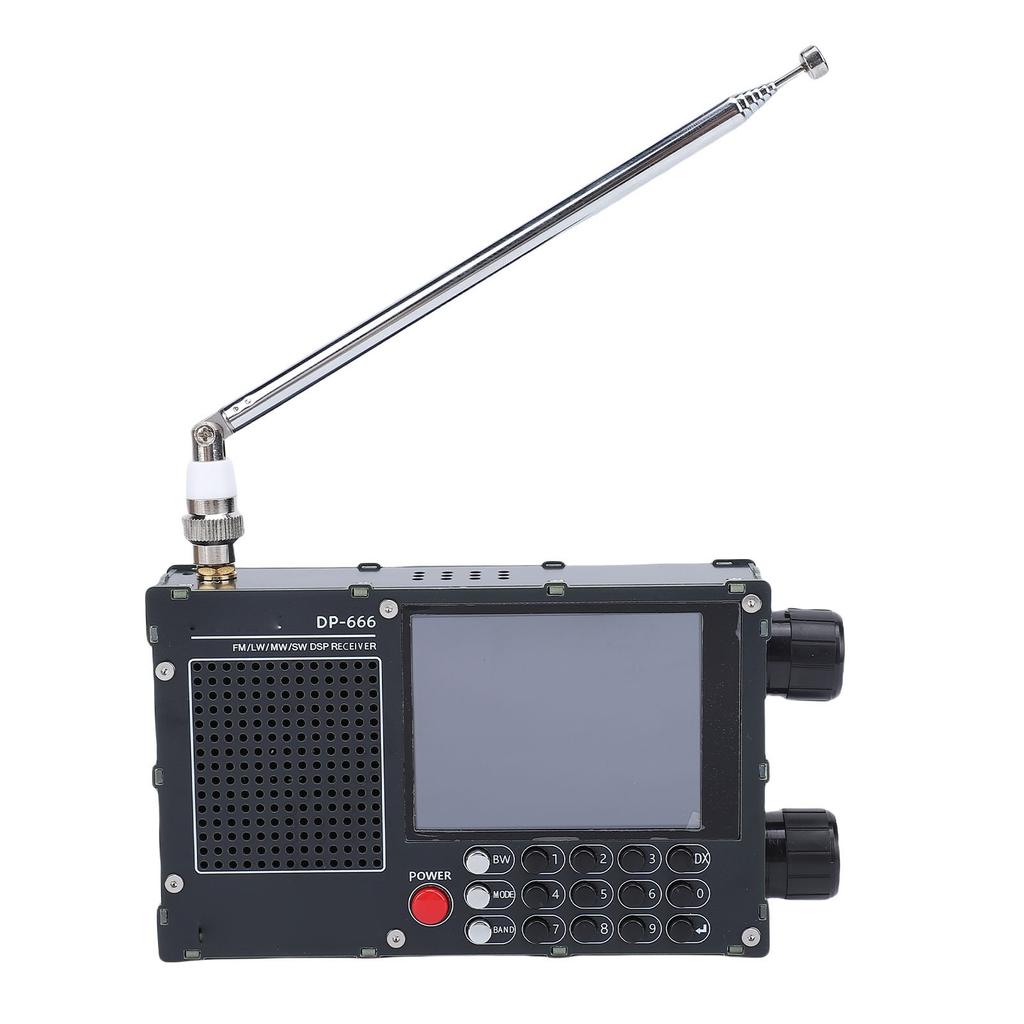 Full Band Radio FM LW MW SW Shortwave Radio 2.8 Inch Resistive Touch LCD Color Screen Portable High Sensitivity Travel Radio