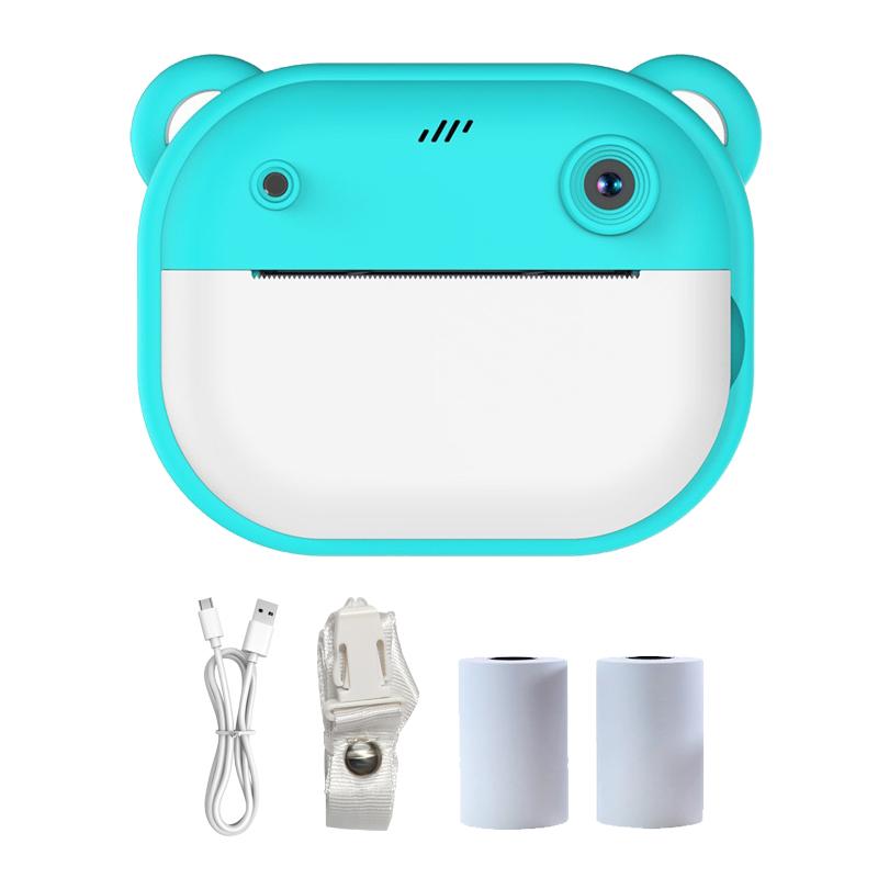 Children Thermal Print Camera Toy Wireless Bluetooth Inkless Instant Print Photo Note Camera Kids Early Education Study Toy Gift
