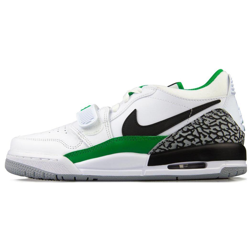 Air Jordan Legacy 312 Low GS White Black Lucky Green FN3407-101 35.5