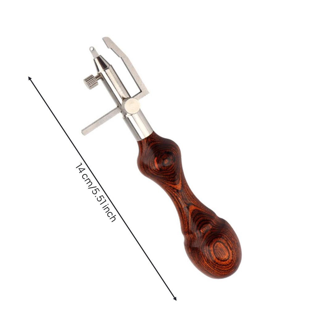 Leather Grooving Tool Adjustable Stitch Interchangeable for Leathercrafters,