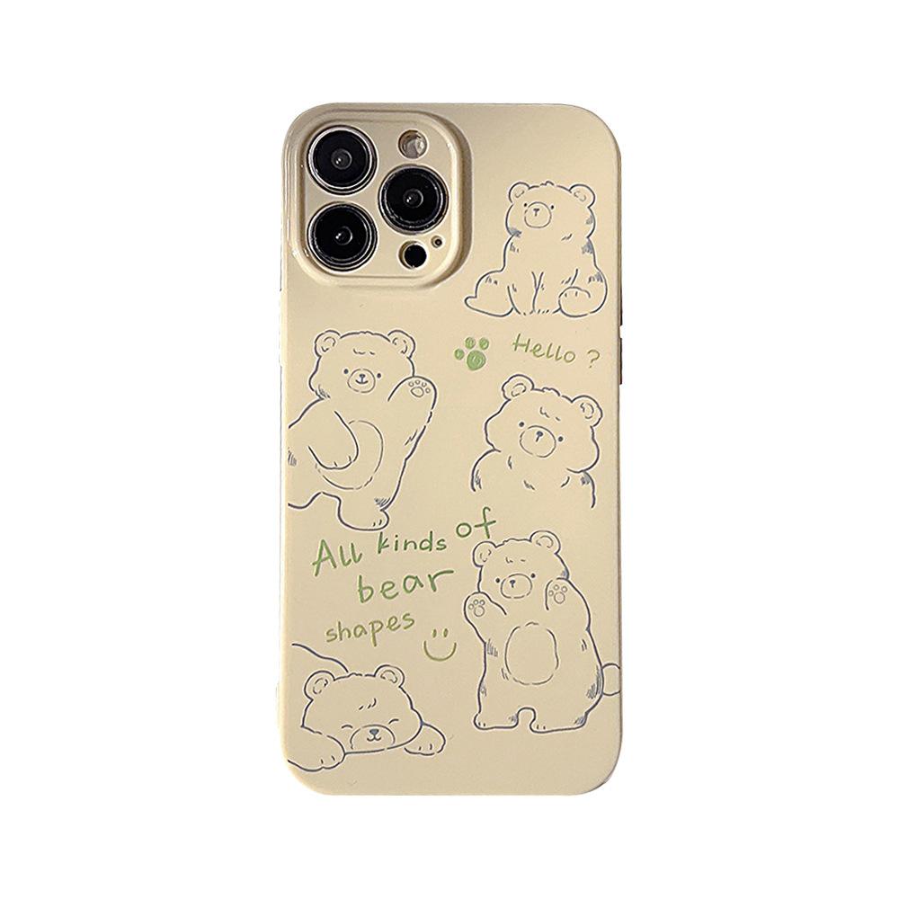 Cartoon Cute Bear Case for iPhone 17 iPhone 17 Pro Max