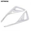 For Toyota CHR C-HR 2016 2017 2018  Carbon Fiber Rear Bumper Fog Light Lamp Cover Trim Protector Accessories Car Styling