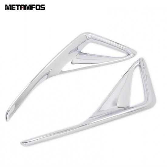 For Toyota CHR C-HR 2016 2017 2018 Carbon Fiber Rear Bumper Fog Light Lamp Cover Trim Protector Accessories Car Styling