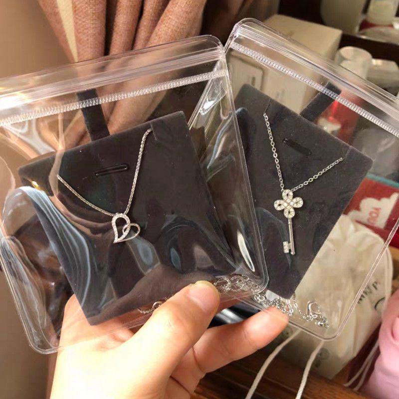 

Прозорий ПВХ самозастібний пакет на блискавці для зберігання ювелірних виробів та захисту від окислення. Thick 48 Silk