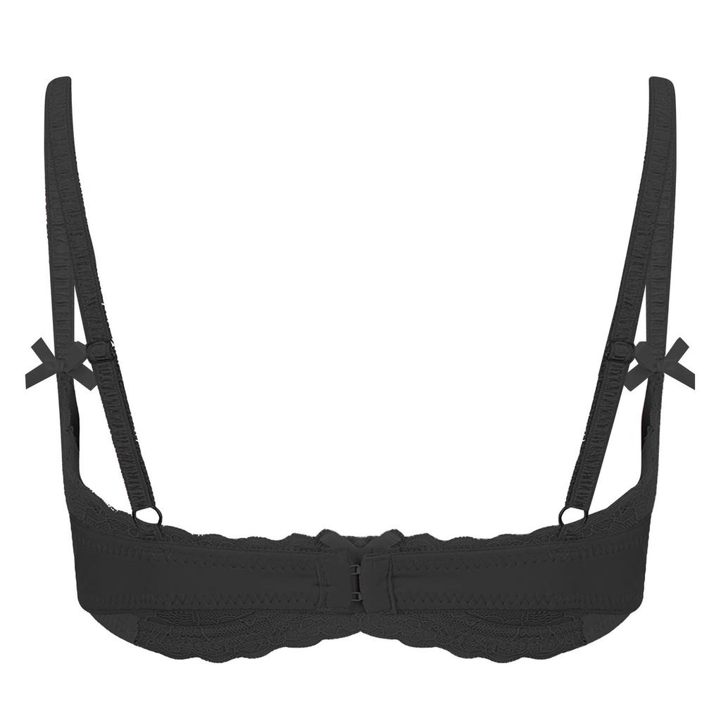 Women Half Cup Push Up Bra Sexy Lace Bra Plus Size S-5XL Female Bra Lingerie