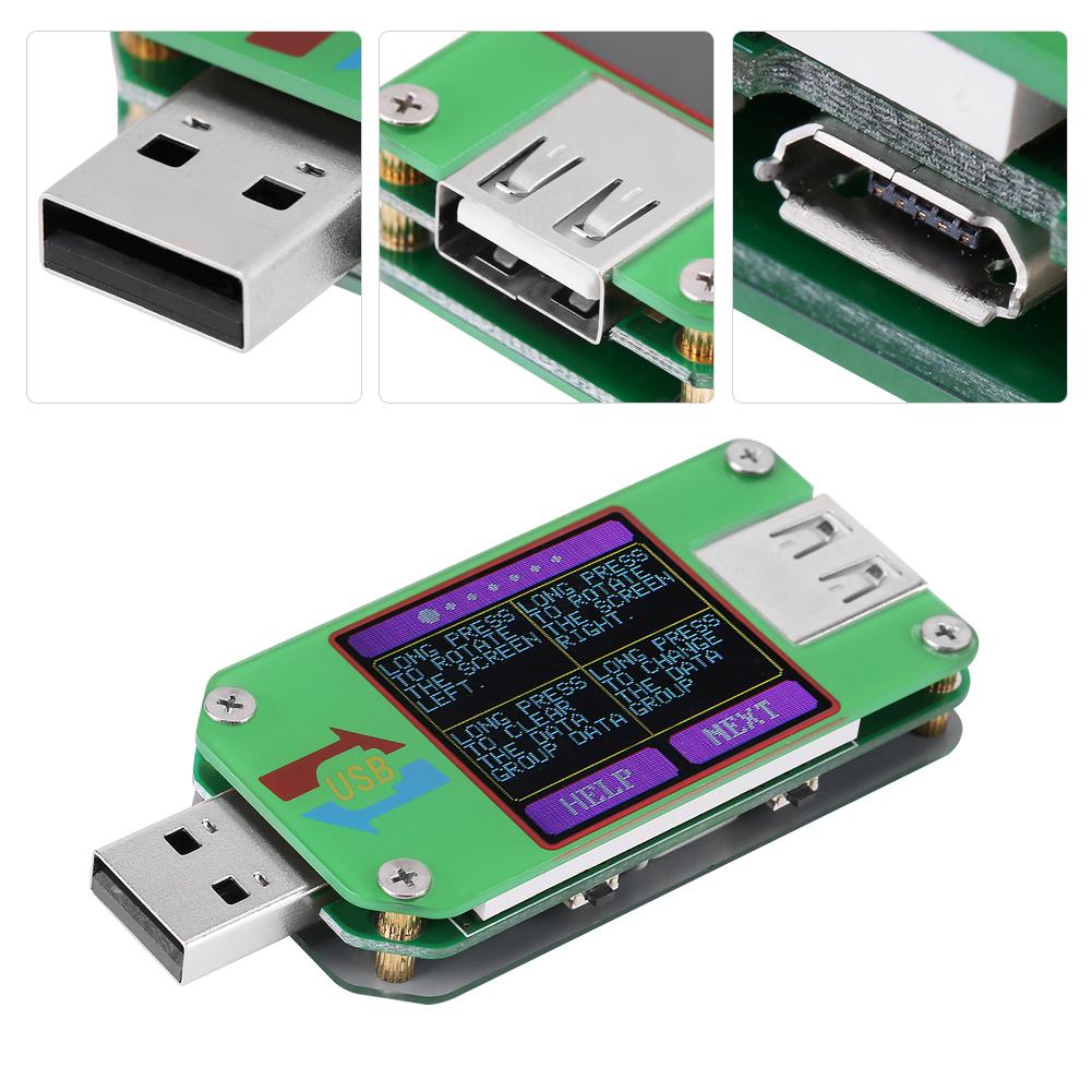 USB 2.0 Color LCD Display Tester Voltage Current Power Meter Energy Capacity Charge