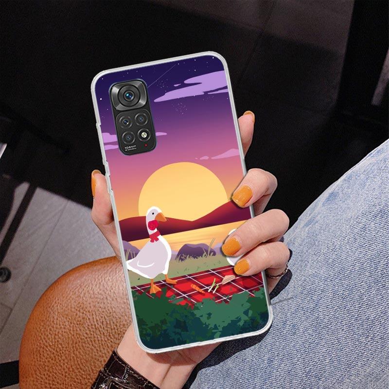 Cartoon Cute Goose Game Phone Case For Xiaomi Redmi Note 15 14 13 12S 12 11 Pro Plus 14S 11S 11E 10 10S 11T 5G Personalized Cove