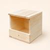 Parrot Breeding Box Warm Insulation Parakeet Breeding Box Bird Nesting House Front Entrance Hole Wood Bird House Easy To Clean