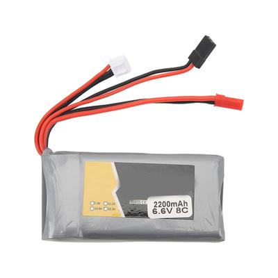 6.6V 2200mAh LiPo Battery For Futaba 14SG 18SZ 16SZ T8J RC Transmitter Receiver Remote Controller