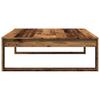  Coffee Table, Old Wood Color, 100x100x35 Cm