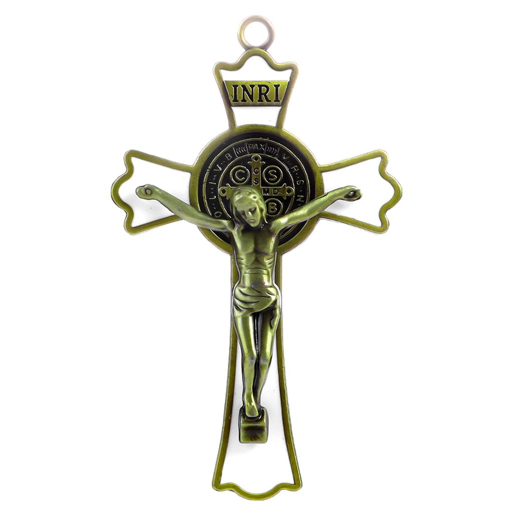 Multi Style St. Benedict's Cross, Jesus Christ Pendant, Religious Prayer Decoration Supplies