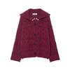 European Style Women's Thick Knit Hollow Cardigan - Autumn 2025 Collection