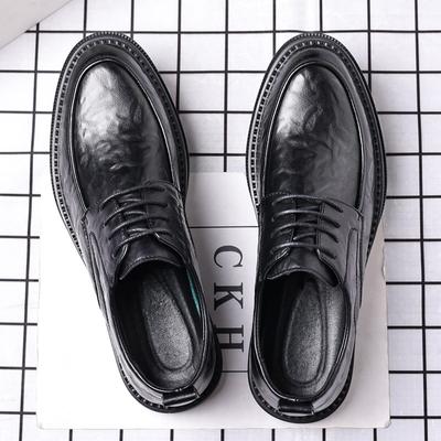 Business Casual Lederschuhe Herren Lederschuhe Zweilagiges Rindsleder Atmungsaktives Inneres Modische Vielseitige Low-Top Business Lederschuhe