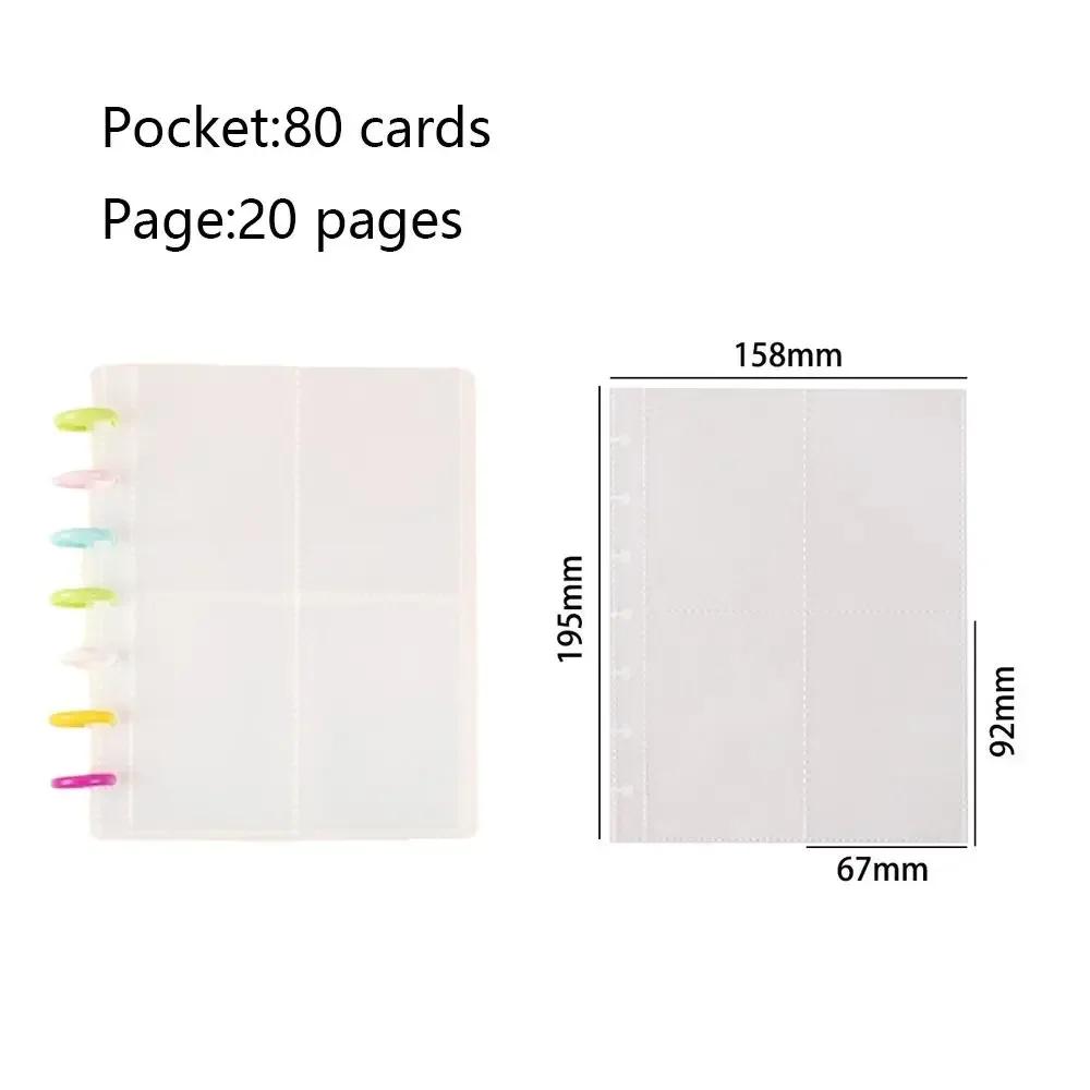 INS Loose-Leaf Multi-Pockets Kpop Photocard Album 3 Inch - Idol Cards Collect Book,Photo Storage Album & Holder for Star Chasers