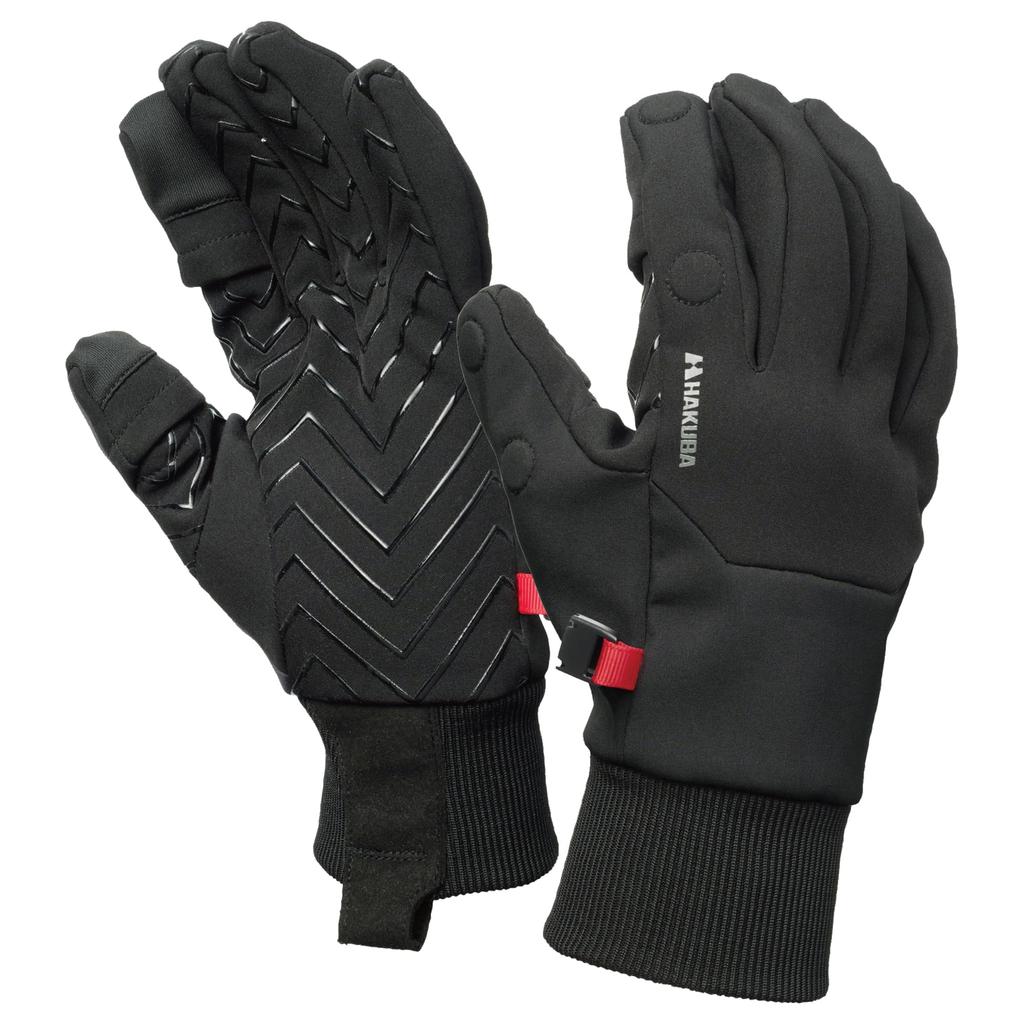 HAKUBA Everyday Photo Gloves 3D Cut Touchscreen Cold Weather Finger 4977187327021 [Small, Black] Foam, Compatible, Protection, Water-Repellent,