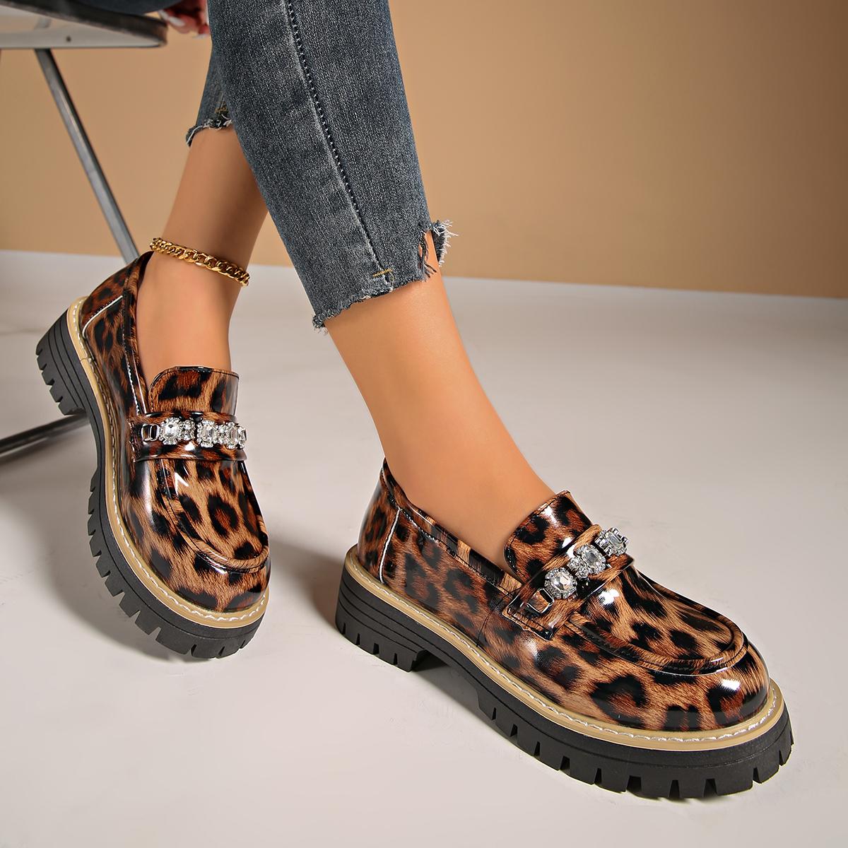 Nieuwe Dames Loafers Dikke Hak Casual Schoenen Lente Herfst Retro Flats Schoenen Dames Ronde Neus Rubberen Buitenzool Sneakers Dames 43 beige