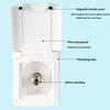 Ac29-RV Caravan Accessories Water Inlet Outlet Hatch Filter Lockable Cover With 20Mm Adapter Nozzles For Boat Marine RV Car
