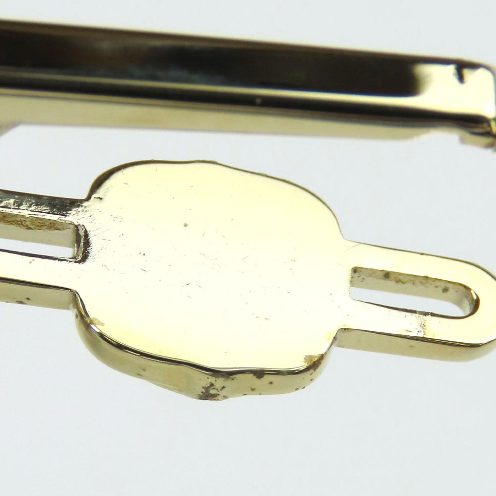 Used DAKS Tie pin metal 7.4g gold plating
