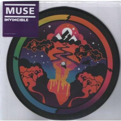 7inch Record MUSE - Invincible HEL3005 Warner Bros. Re 2007 UK Rock Used