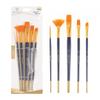 Set di 6 pennelli per pittura in nylon cross-border con gesso ad acqua e materiali artistici fai da te