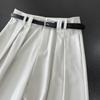 Modische plissierte Hose mit weitem Bein für Damen, hohe Taille, gerade, locker, Anzughose, weiblich, Frühling 2026