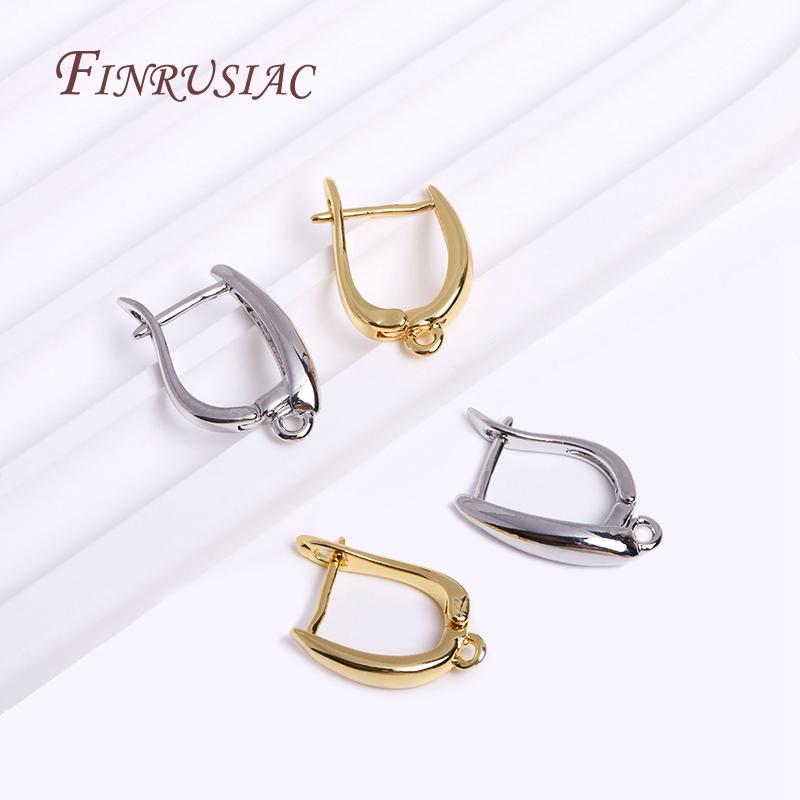 18K Echtgold Plated Verschluss für Ohrringe, Ohrringverschlüsse, DIY Ohrring Zubehör, Luxus Schmuckzubehör, Ohrhaken