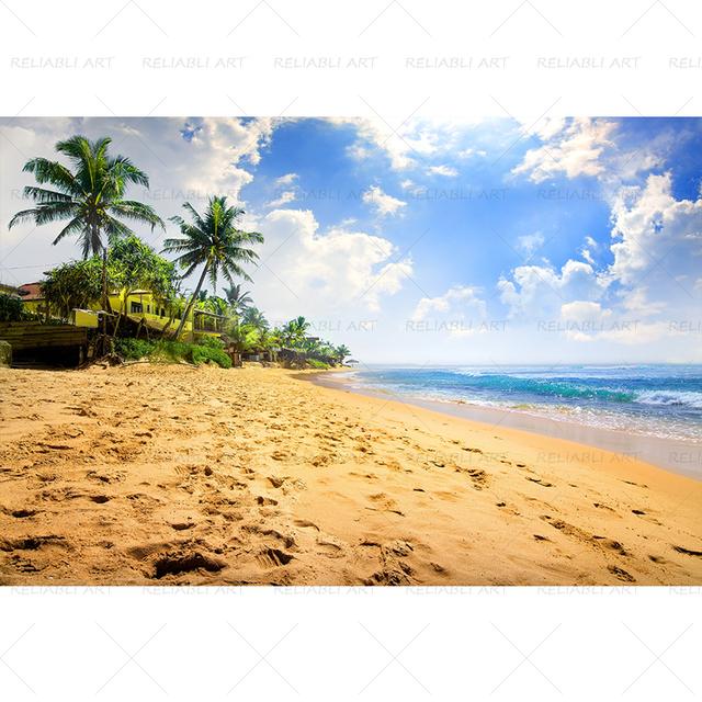 Seaside Beach Palm Tree Coconut Tree Poster Landscape Pictures for Living Room Canvas Painting Prints Modern Home Decor Wall Art