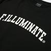FILLUMINATE [Fw] Oversized Arch Logo Sweatshirt - Black