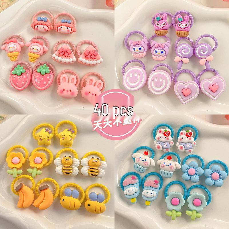 Baby & Toddler Elastic Hair Ties - No Damage Hair Accessories for Infants & Little Girls