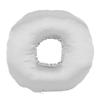 Silky Satin Ear Pillow Donut Pillow Ear Guard Pillow Side Sleeping Ear Pillow for Side Sleepers with Earplug and