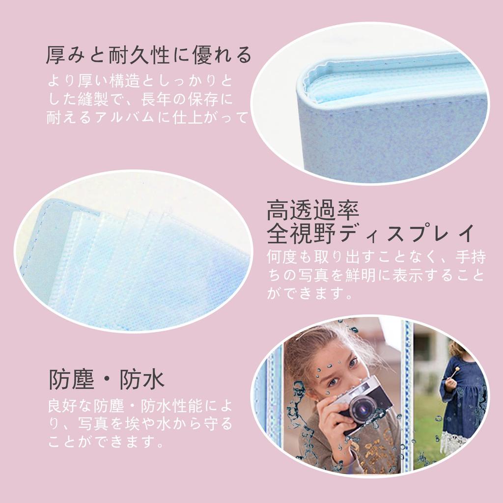 Easy Hood Fujifilm Photo Album FUJIFILM Instax Mini Album Large Holds 108 for Mini Instax Mini Instant Cameras Wallet Album Birthday Anniversary Gift