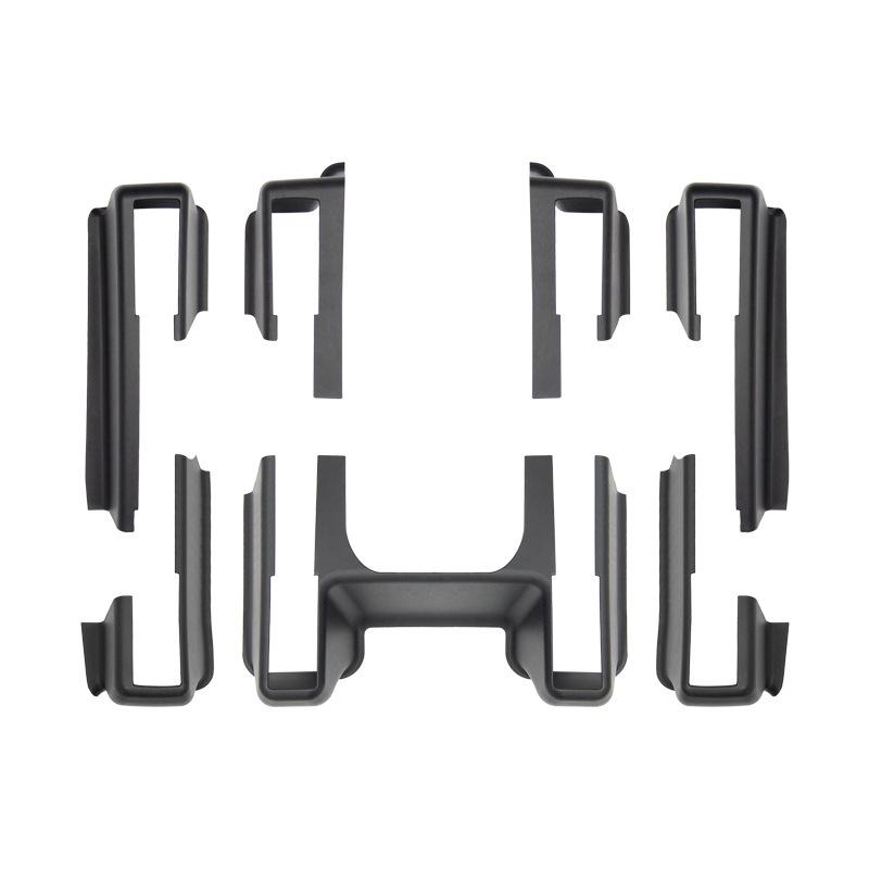 Tesla Model Y Rear Seat Rail Protector Set - Felt Guard Plates for Full Protection