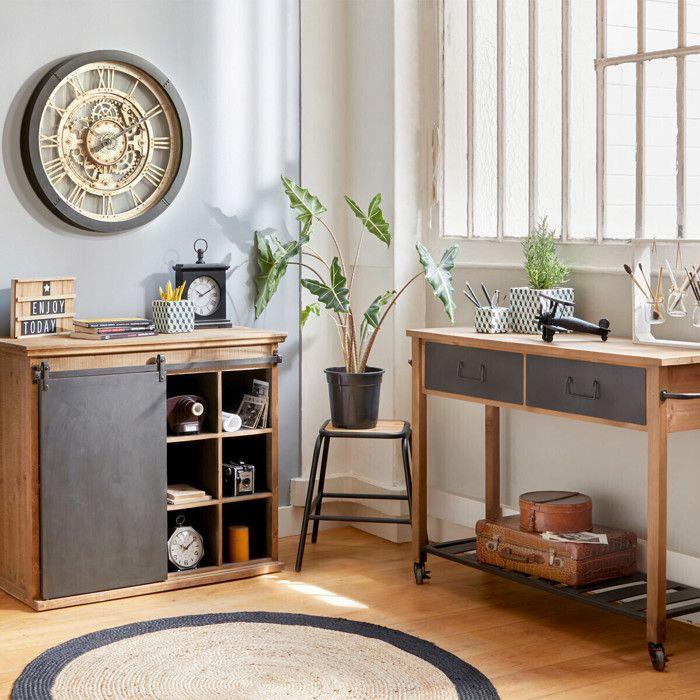 Tapis En Jute Bord Noir Noir D120cm - Atmosphera Createur D'interieur