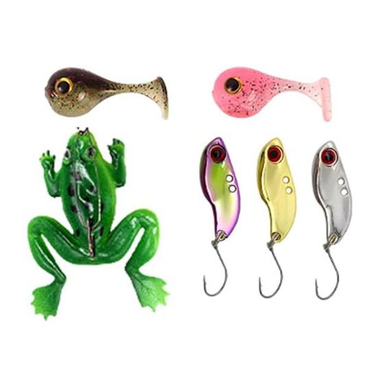 Kalendarz Adwentowy Wędkarski 2025 Kalendarz Odliczający do Świąt Bożego Narodzenia z 24 Przynętami 24 Dni Zestaw Przynęt Wędkarskich dla Mężczyzn Taty Nastolatków Wędkarzy