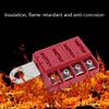 32V Fuses Block set with with Dustproof Cover 4 Circuits High Conductivity Designs Block for Automotive Truck & Boats
