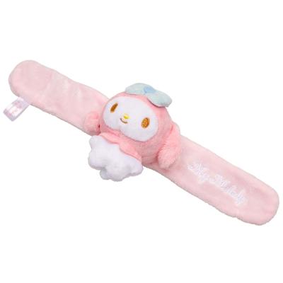 Onda Sanrio My Melody Personagem Fofo Mascote Pelúcia Pulseira de Botão, Pulseira de Pulso, Acessório,