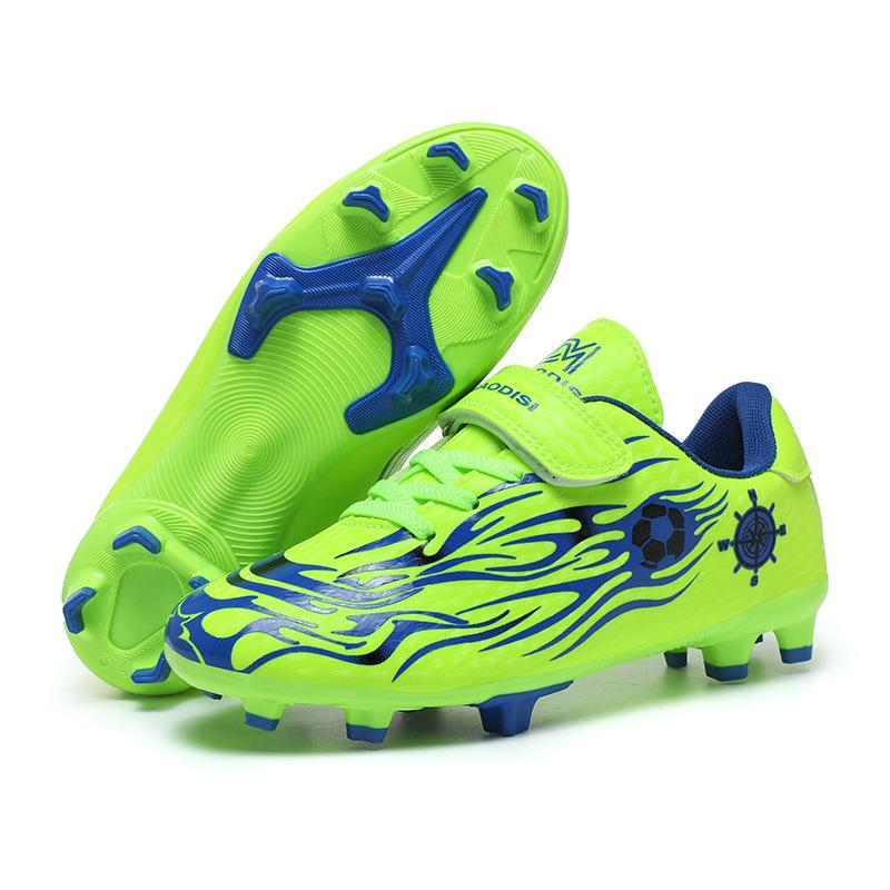 Children's Football Shoes AG Long Nails TF Broken Nails Student Campus Game Training Football Shoes Middle and Old Children's Velcro Sneakers