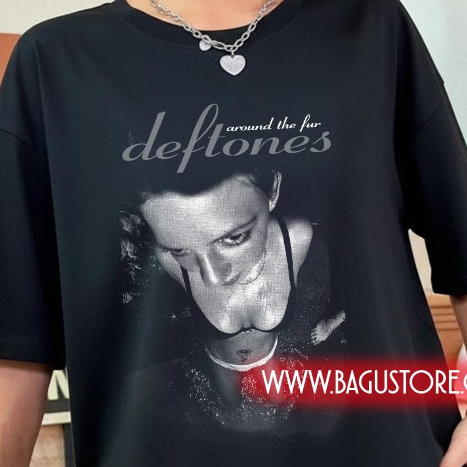 Deftones Around The Fur Graphic T shirt, Vintage Y2K Rock Band Tee L