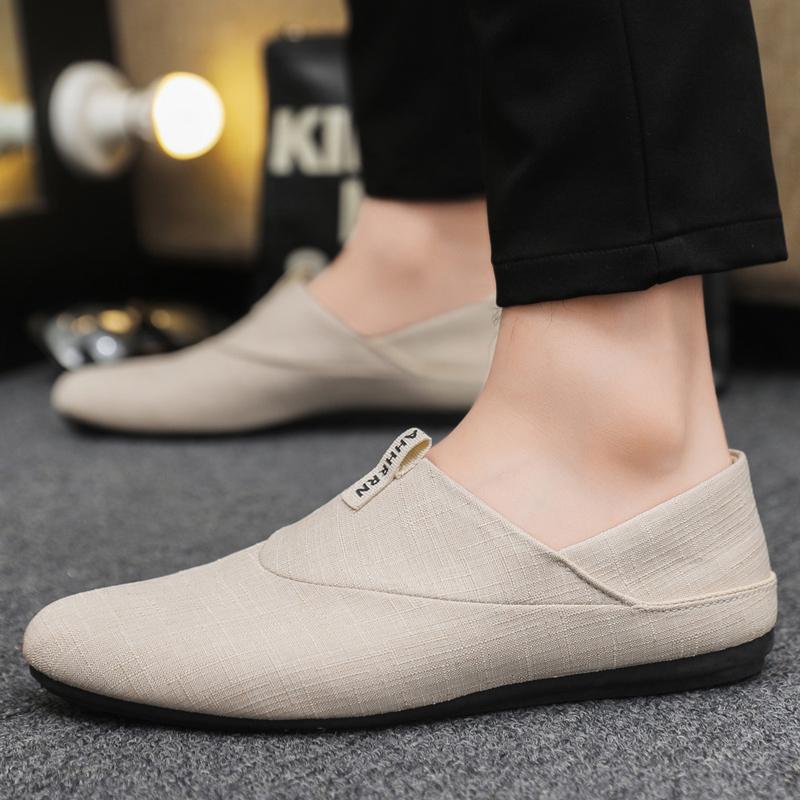 Fashion Fashion Men Lazy Shoes Italian Casual Slip On Minimalist Loafers Brand Comfy Soft Bottom Driving Shoes Big Size Shoes