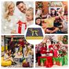 DIY Christmas Fillable Advent Calendar 24 Days Reusable Empty Package Wrap Advent Countdown Calendar Empty Boxes Xmas Gifts