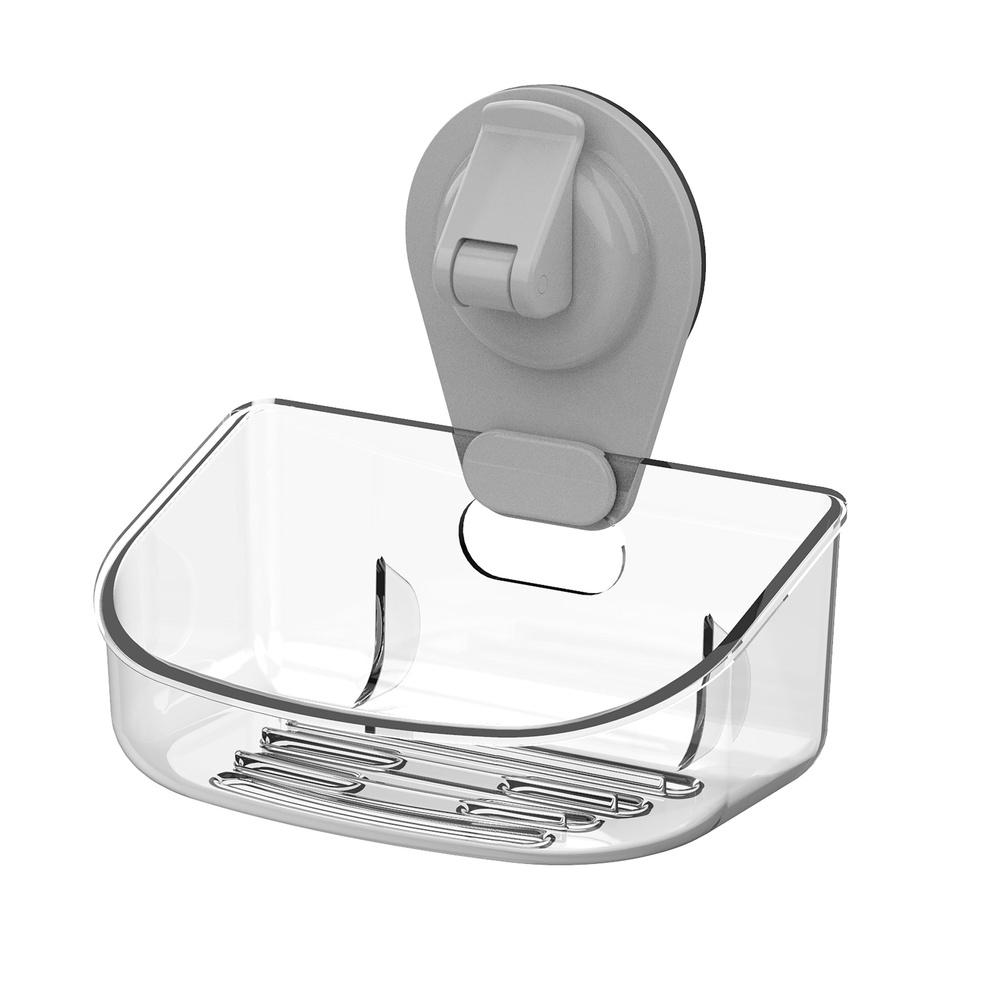 

Настенная мыльница на присоске Легко устанавливается Инструменты не требуются Прозрачная United States