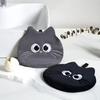 Cartoon Hand Towel Soft Absorbent Towel with Embroidered Eyes Kids Cute Hand Towel with Hanging Loop for Kitchen Bathroom