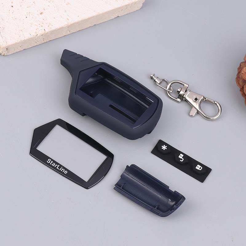 Key Shell A91 Body Cover Keychain Case For Russian Starline A91 A61 B9 B6 Key Cover Lcd Remote Control Two Way Car Alarm System